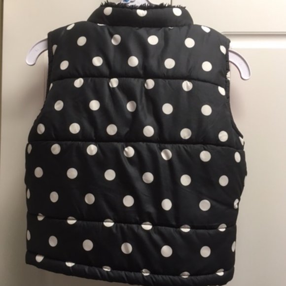 Carters 12M Black & White polkadot vest NICE! - Picture 2 of 4
